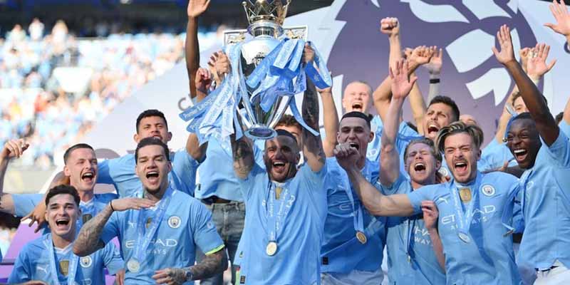 Man City sở hữu 4 lần lên ngôi EPL liên tục